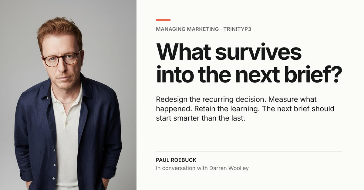 Editorial cover: What survives into the next brief?
